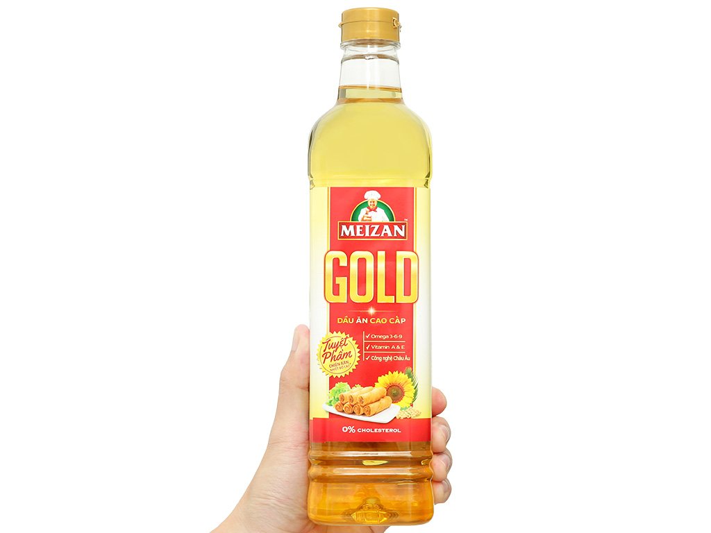 Dầu ăn cao cấp Meizan Gold chai 1 lít (1)