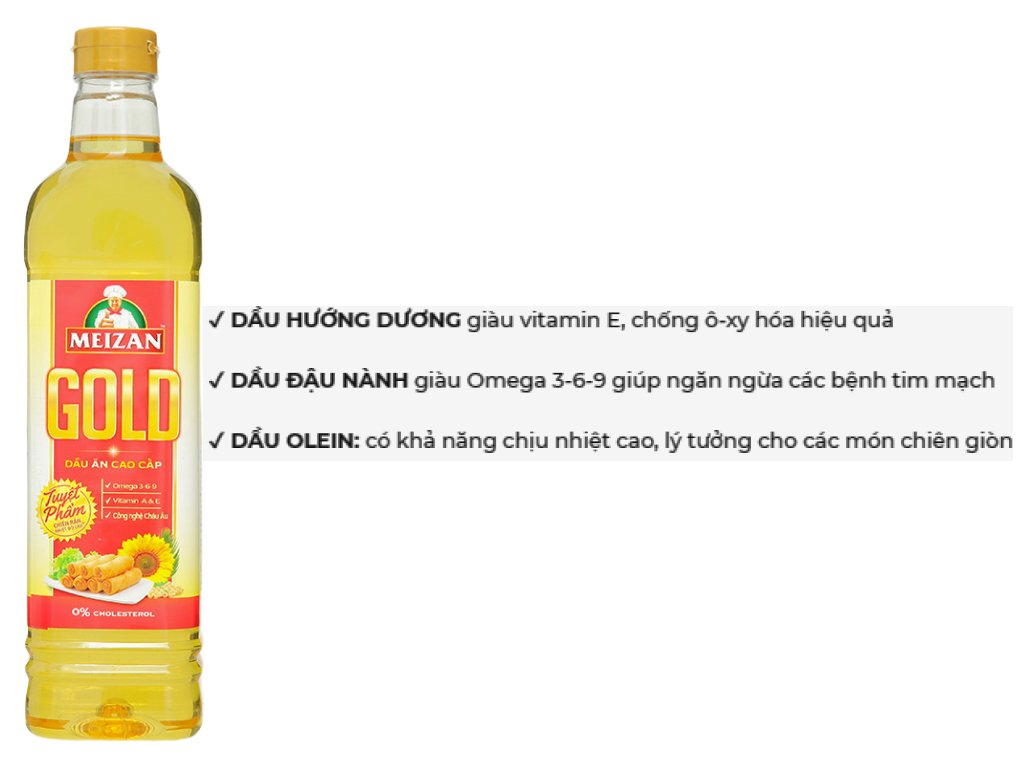 Dầu ăn cao cấp Meizan Gold chai 1 lít (6)