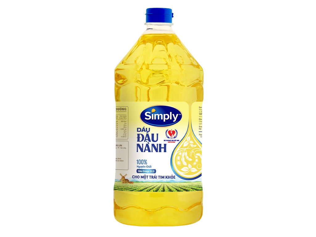 Dầu đậu nành nguyên chất Simply can 2 lít (1)