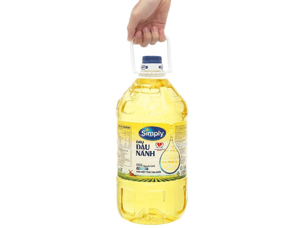 Dầu đậu nành nguyên chất Simply can 5 lít (4)