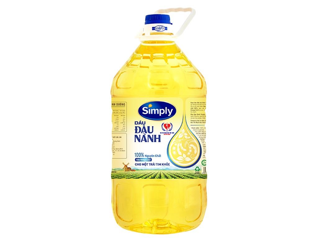 Dầu đậu nành nguyên chất Simply can 5 lít (6)