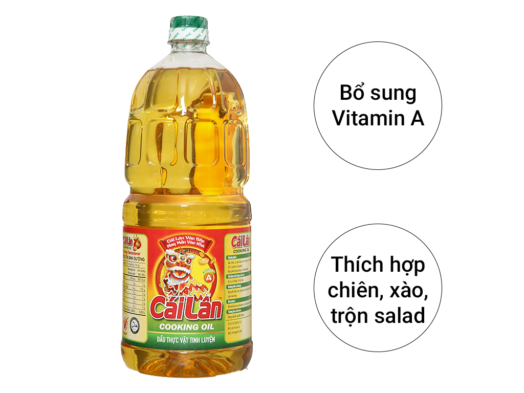 Dầu thực vật tinh luyện Cái Lân can 2 lít (1)