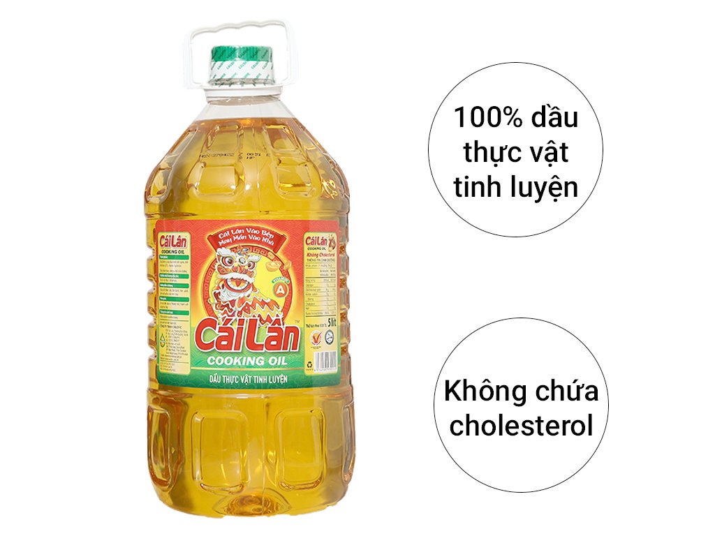 Dầu thực vật tinh luyện Cái Lân can 5 lít (1)
