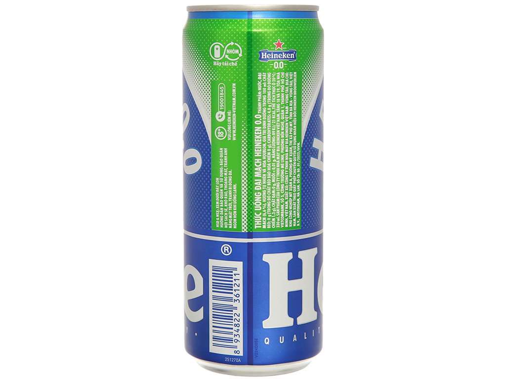 Khay 24 lon thức uống đại mạch Heineken Zero 330ml (4)