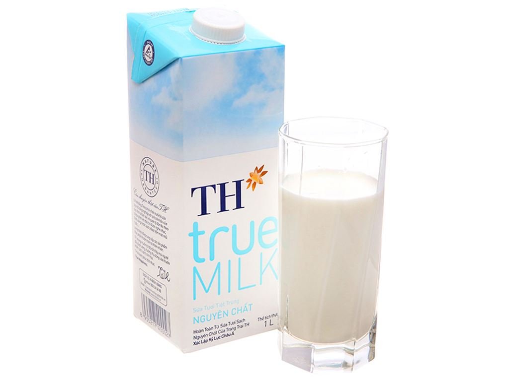 Thùng 12 hộp sữa tươi tiệt trùng nguyên chất không đường TH true MILK (2)