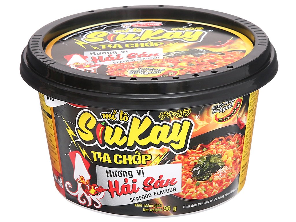 Thùng 12 tô mì hải sản SiuKay tia chớp 96g (2)