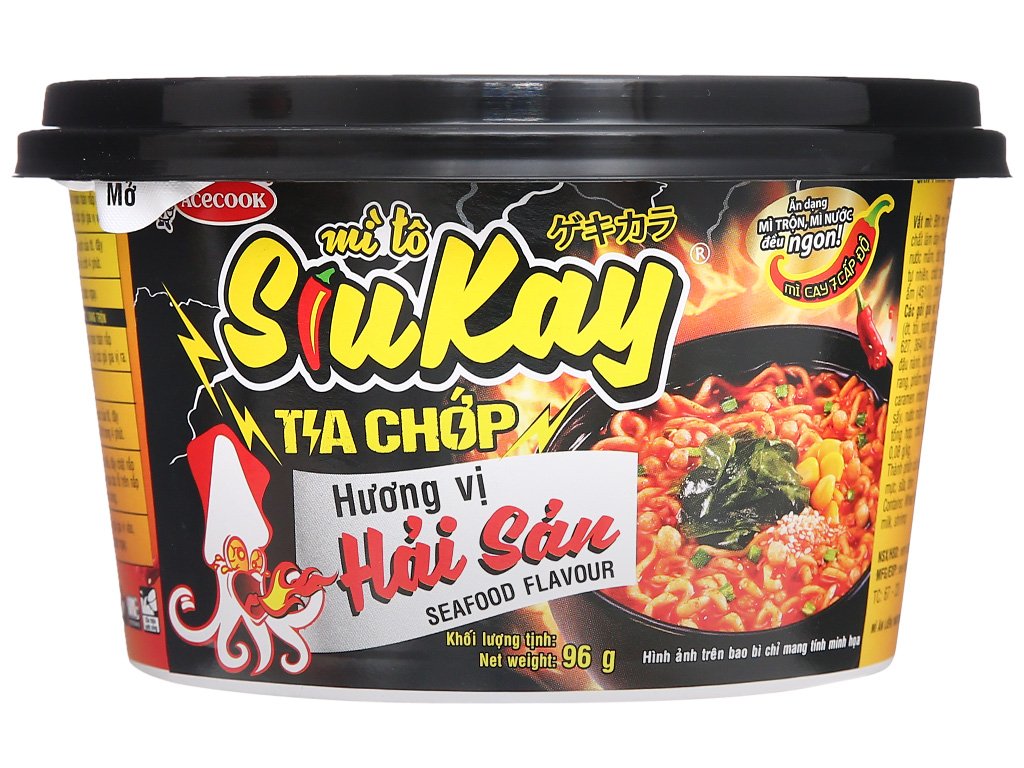 Thùng 12 tô mì hải sản SiuKay tia chớp 96g (4)