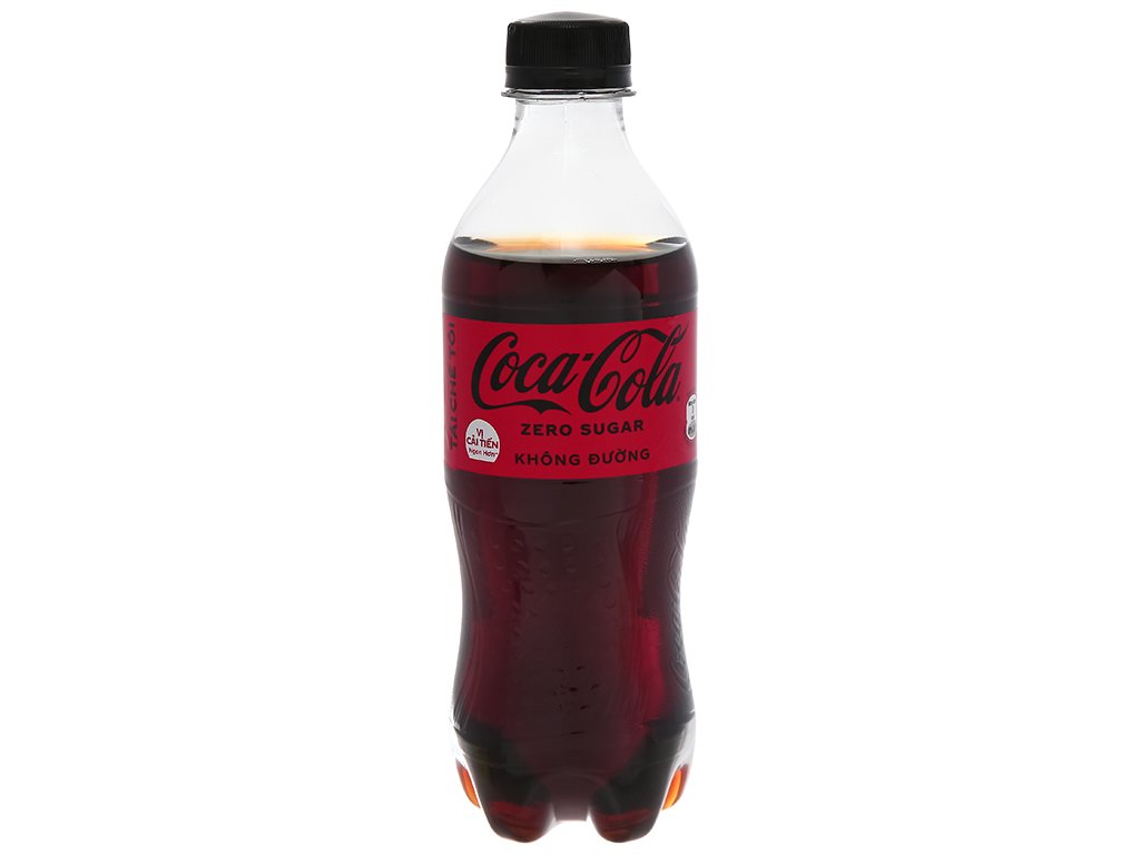 Thùng 24 chai nước ngọt có ga Coca Cola Zero 390ml (2)