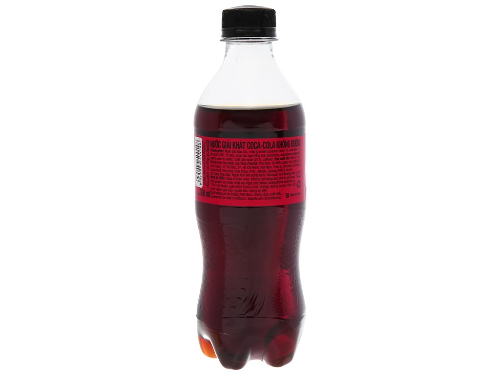 Thùng 24 chai nước ngọt có ga Coca Cola Zero 390ml (3)