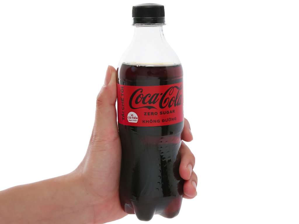 Thùng 24 chai nước ngọt có ga Coca Cola Zero 390ml (4)