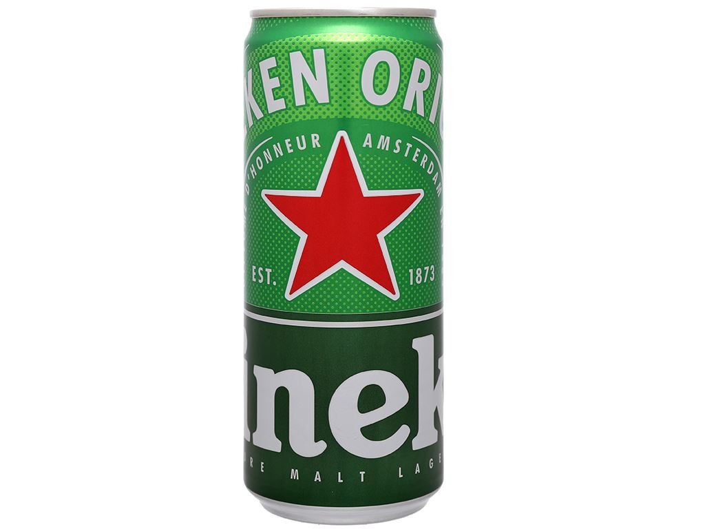 Thùng 24 lon bia Heineken Sleek 330ml (2)