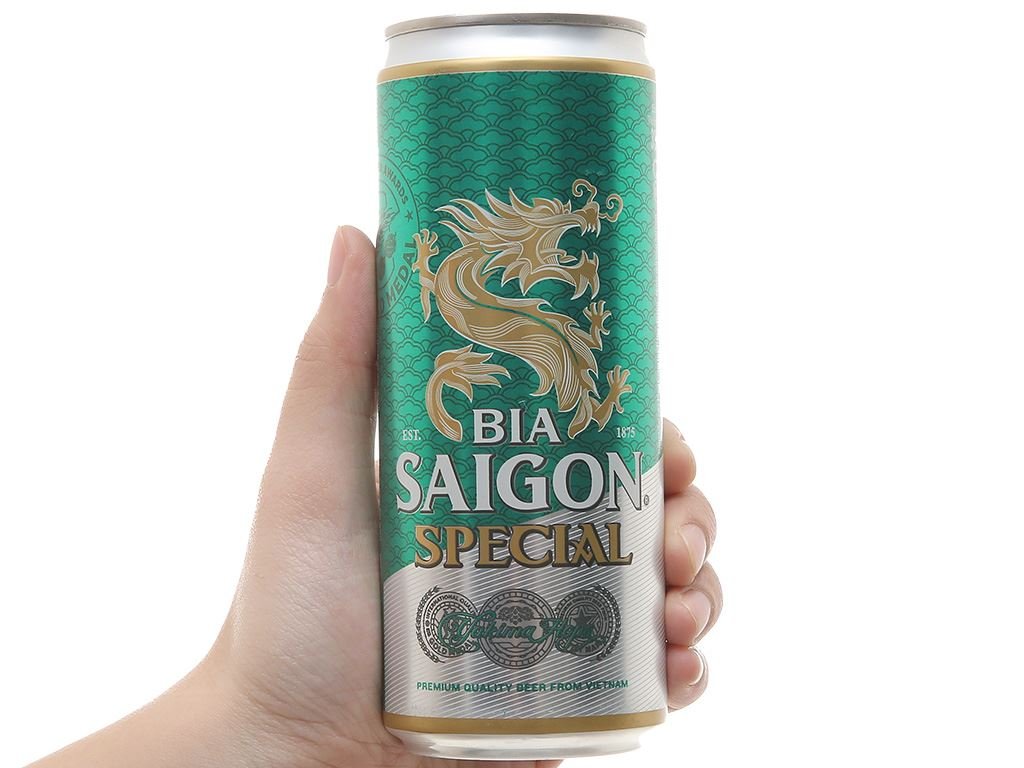 Thùng 24 lon bia Sài Gòn Special Sleek 330ml (5)