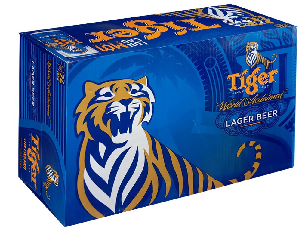 Thùng 24 lon bia Tiger lon cao 330ml (1)
