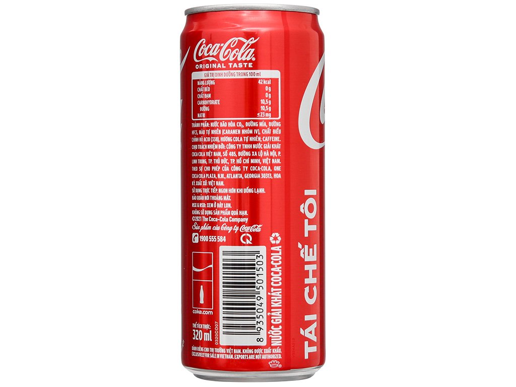 Thùng 24 lon nước ngọt Coca Cola 320ml (4)