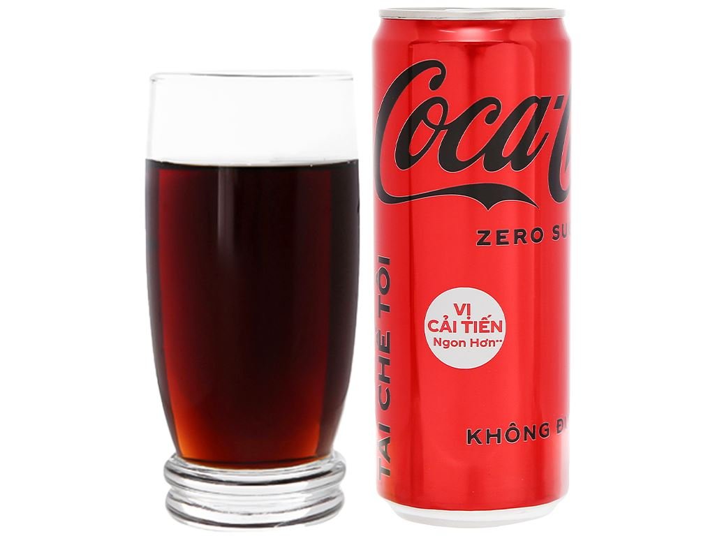 Thùng 24 lon nước ngọt Coca Cola Zero 320ml (6)