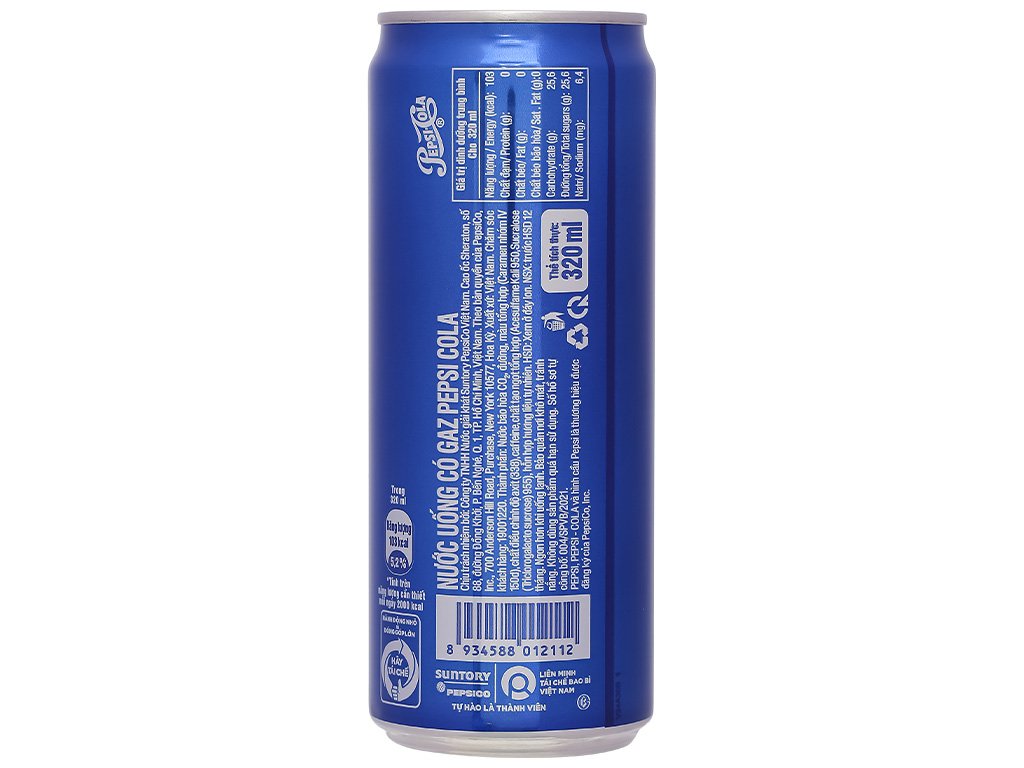 Thùng 24 lon nước ngọt Pepsi Cola 320ml (3)