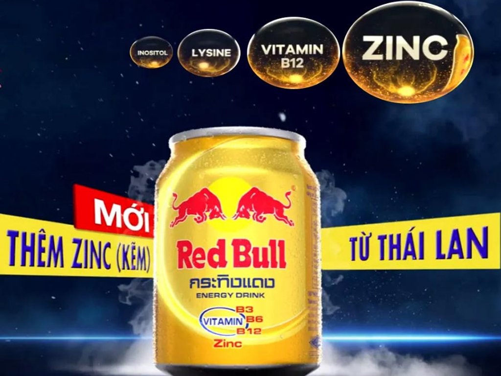 Thùng 24 lon nước tăng lực Redbull Thái kẽm và vitamin (1)