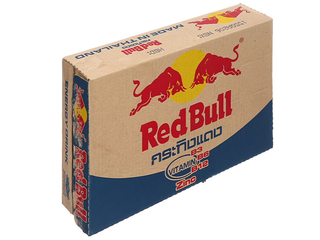 Thùng 24 lon nước tăng lực Redbull Thái kẽm và vitamin (2)
