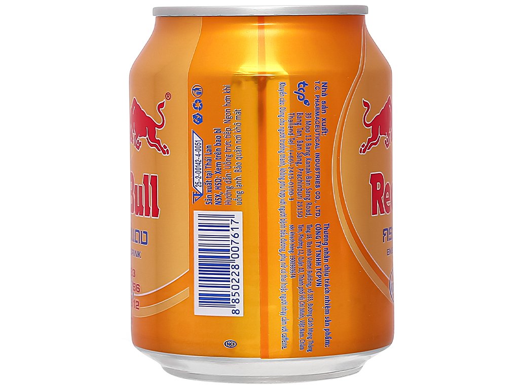 Thùng 24 lon nước tăng lực Redbull Thái kẽm và vitamin (4)