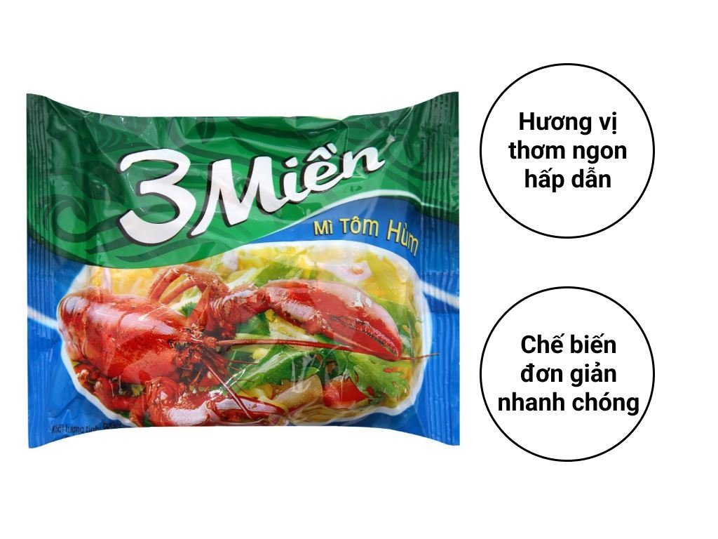 Thùng 30 gói mì 3 Miền tôm hùm 65g (3)