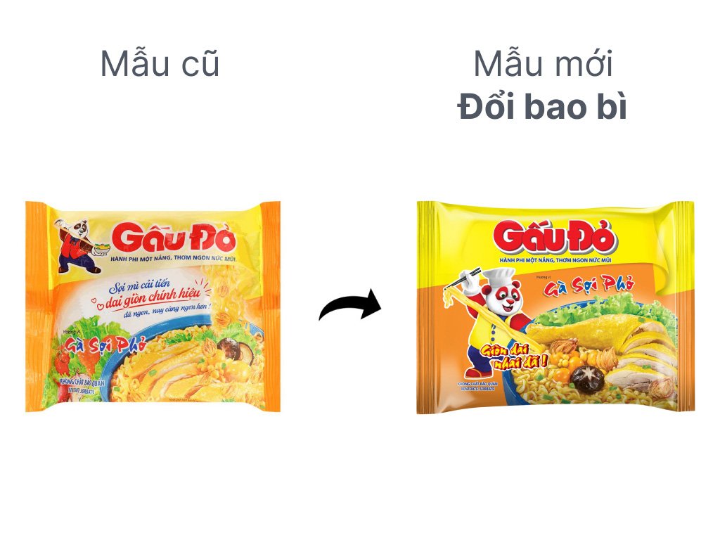 Thùng 30 gói mì gà sợi phở Gấu Đỏ 63g (5)