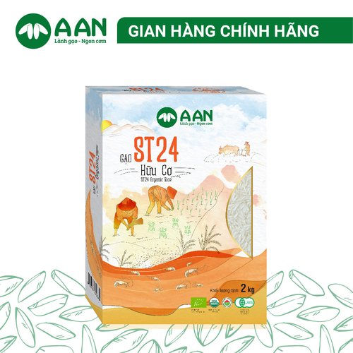 gạo hữu cơ st24 a an